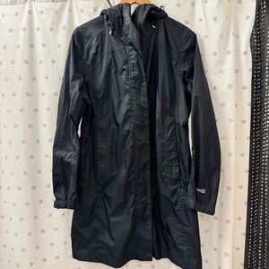 L.L. Bean Women's Black Tek Raincoat